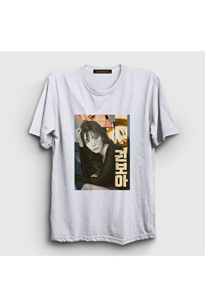 Presmono Unisex White Poster Kwon Bo Ah Boa T-Shirt 598558Tt