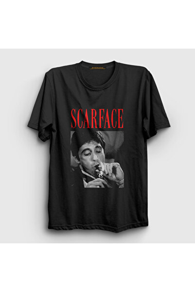 Presmono Unisex Black Cigar Tony Montana Al Pacino Scarface T-Shirt 558703Tt