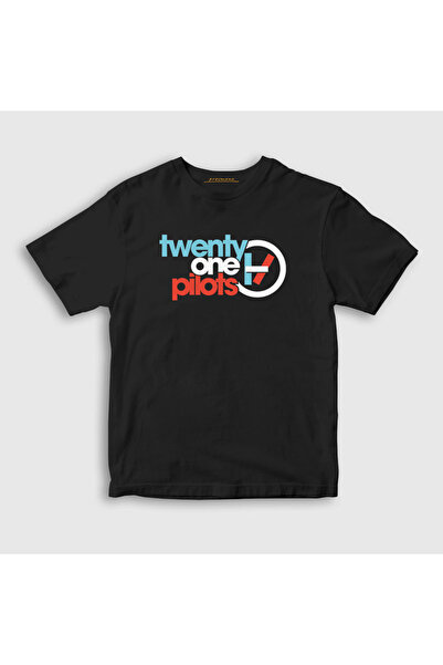 Presmono Unisex dečje crne Twenty One Pilots T-shirt 120781tt