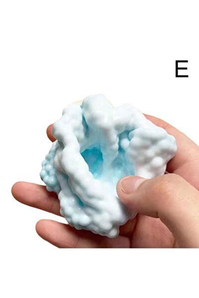 Choice5 Blue Squishy Ball Ice Skin Stress Relief Toy Super Soft Sticky Handma...