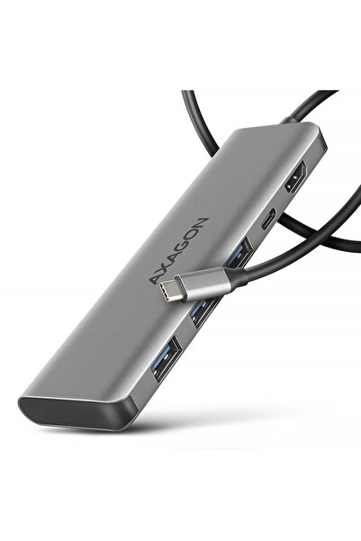 Axagon USB хъб HMC-5H, HDMI, 3x USB-A, USB-C, PD 100W
