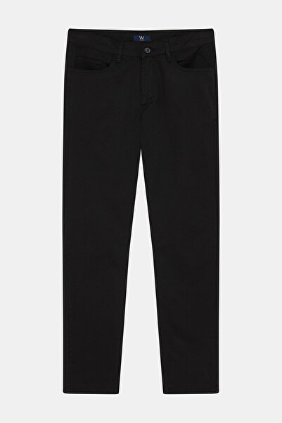 W Collection SİYAH BORU PAÇA SPOR PANTOLON