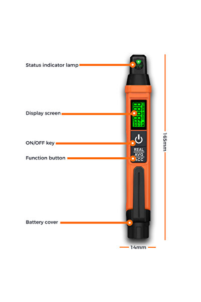 Choice ND01 ND01 Nuclear Radiation Detector Portable Pen with Sound/Light Ala...