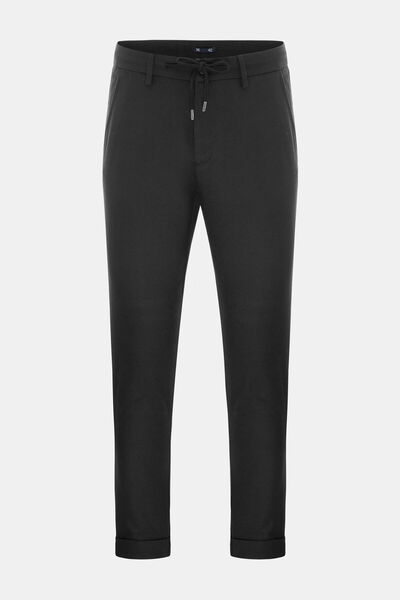 W Collection SİYAH BORU PAÇA SPOR PANTOLON