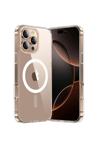 Casey Studios MagSafe калъф iPhone 16 Pro, безжично зареждане, повдигнати ръб...