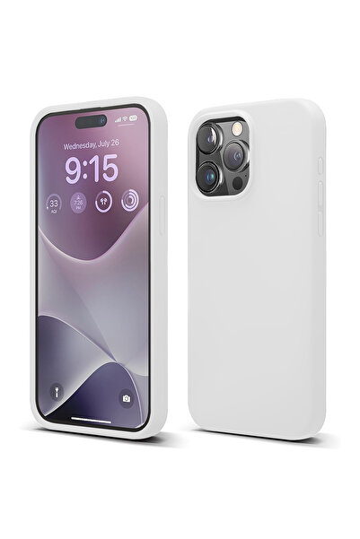Casey Studios Силиконов калъф iPhone 15 Pro Max, с микрофибър, тънък, защитен...