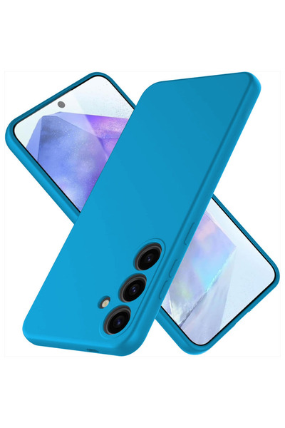 Casey Studios Samsung Galaxy A55 5G Силиконов калъф, с микрофибър, тънък, пов...