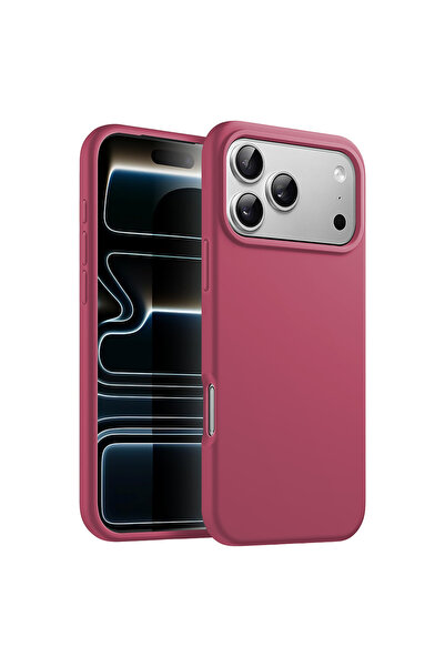 Casey Studios Apple iPhone 17 Pro Max Case, silicone, microfiber, slim, raise...