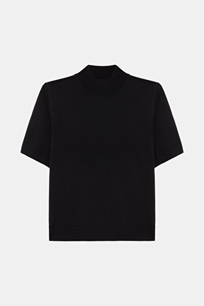 W Collection SİYAH YARIM BALIKÇI TRİKO