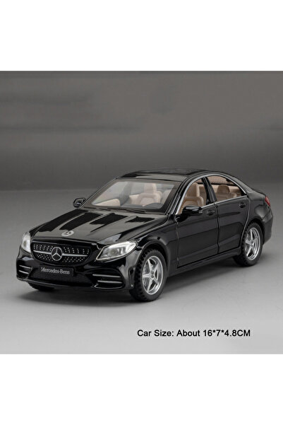 Choice6 سيارة C260L سوداء بمقياس 1:32، نموذج سيارة E300L من السبائك المصبوبة،...