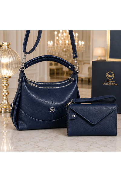 MODAMARKM Luxury Set of 2, Excellent Quality Shoulder Bag and Handbag + Large...