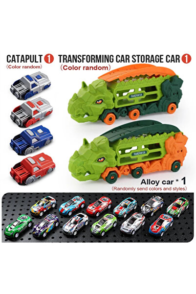 Choice Shark Transport Dinosaur Truck with Foldable into Standing Transforms ...