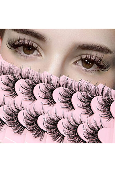 Choice MIX False Eyelashes Fluffy Faux Mink Lashes Wispy Fairy Cat Eye Lashes...