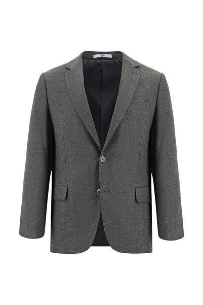 Kiğılı 4 Drop Relaxed Fit Rahat Kesim Jachetă clasică din bumbac cu imprimeu