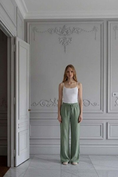 HAKKE Elastic Waist Oversize Wide Leg Pants