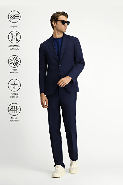 Kiğılı Techno-Line 7 Drop Slim Fit Slim Fit Stretch Fabric Suit
