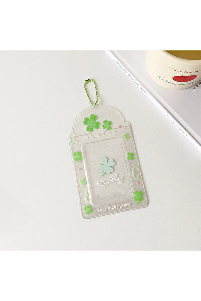 Choice5 1PC-green 1pc Kpop Photocard Holder Keychain Y2K Kawaii Photo Card Ke...