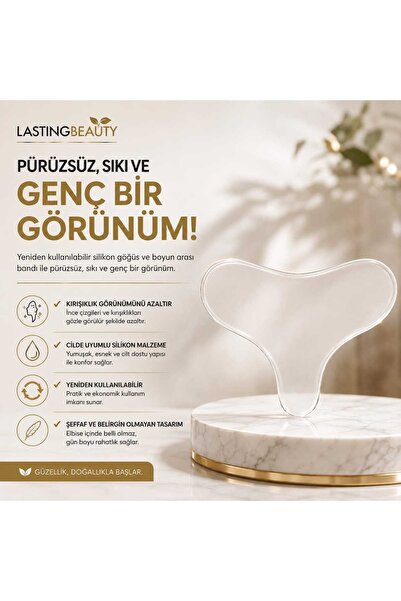 lasting beauty Silikon Kırışıklık Düzleştirici Yama Alın Göz Yüz Ve Cilt Bakım