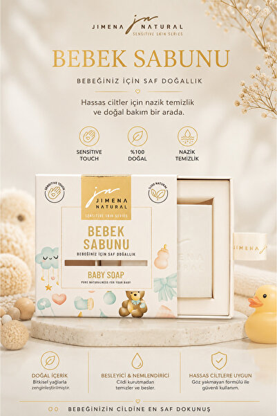 Bebek Sabunu 150 gr Bebekler ve Çocuklar için Saflık, Doğallık