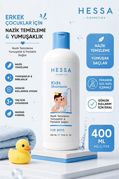 Hessa Erkek Çocuk Şampuanı Nazik Temizleme-Yumuşaklık