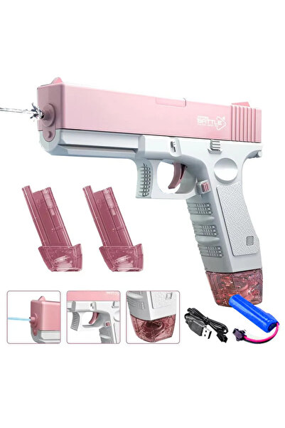 Choice pink A Electric Water Spray Toy Bursts Children High-pressure Strong C...
