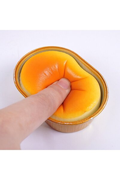 Choice Cheese bread 1pcs Squishy Simulated Cheese Bread Squeeze Toy Stress Re...