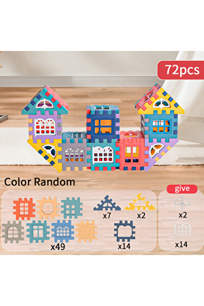 choice2 72pcs Large Scale House Building Block Simulation Window Design, Kind...