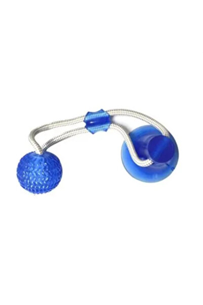 Choice1 blue Dog Toys Pet Puppy Interactive Suction Cup Push TPR Ball Toys Mo...