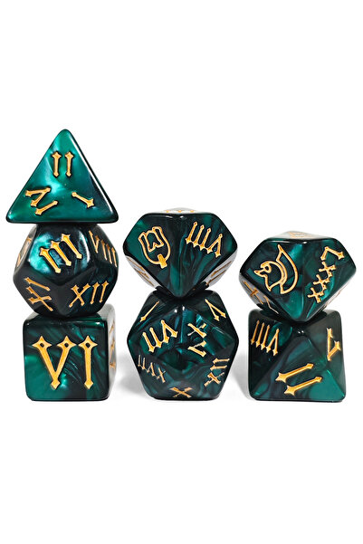 Choice HSP36 7Pcs/set Roman Armor Dice Set for Dungeons and Dragons Games RPG...
