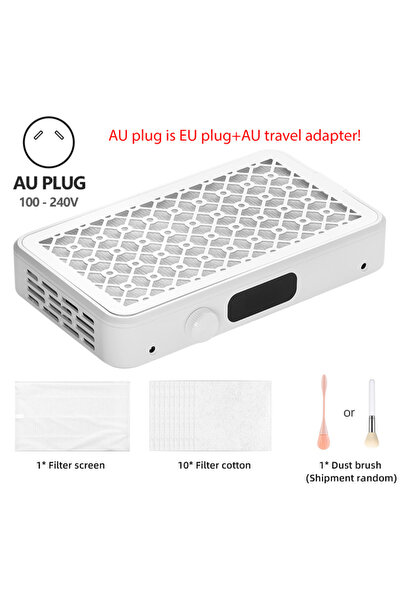 Choice3 AU plug Professional Turbo Vacuum Cleaner Brushless Nail Dust Collect...
