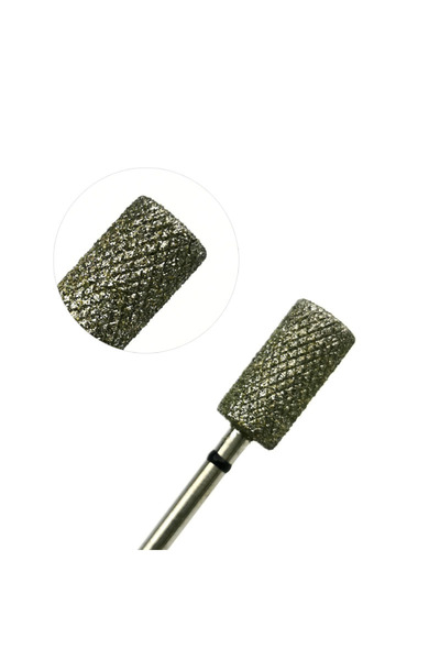 Choice C HYTOOS Diamond Cross Teeth Barrel Nail Drill Bits Rotary Cuticle Cle...