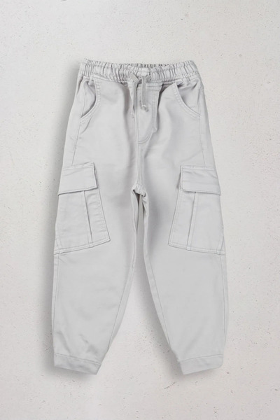 HAUSEkids 5-14 godina Liam Drake pantalone za dečake - svemirsko sive