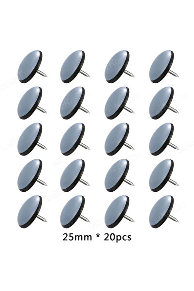 Choice 25mm 20Pcs 19/22/25/30/38mm Table Chair Foot Sliders Round Furniture L...