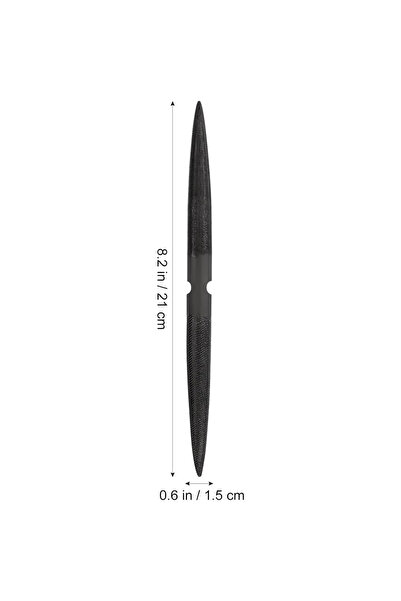 Choice 1pc Professional 8 inch Wax Carving File Dual End Half Round and Flat ...