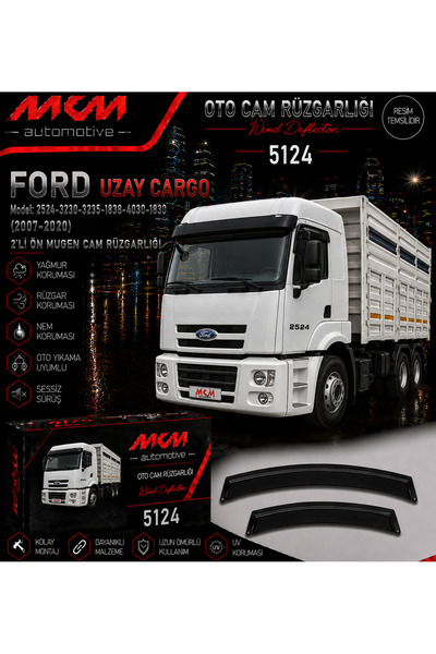 MKM Ford Uzay Cargo Ön Mugen(2'Lİ) Cam Rüzgarlığı 2007-2020 Model 2524-3230-3...