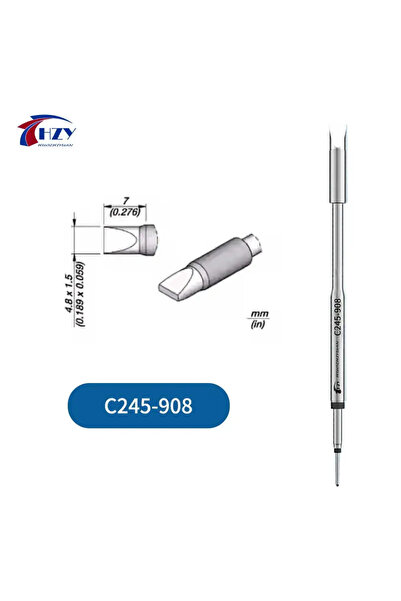 Choice10 C245-908 HZY C245 Series Soldering Iron Tips I/IS/K/SK/939/945/966 U...