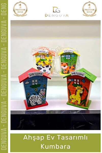 Denguva # Money Box Decorative Educational Children's Gift Natural Savings-Fo...