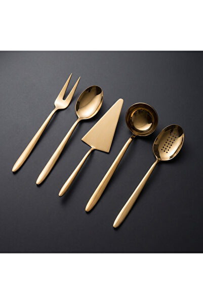 Jumbo 9400 5 Parça Titanyum Gold Servis Takımı