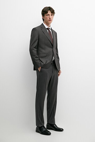 Massimo Dutti %100 yün çizgili klasik pantolon