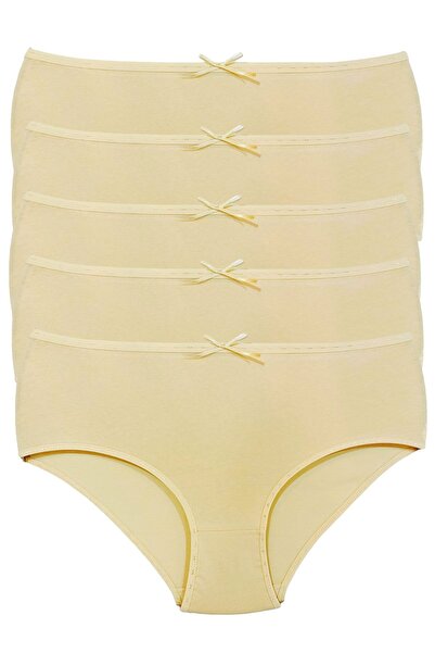 missblue moon High Waist Cotton 5-Piece Bato Women's Panties 5000