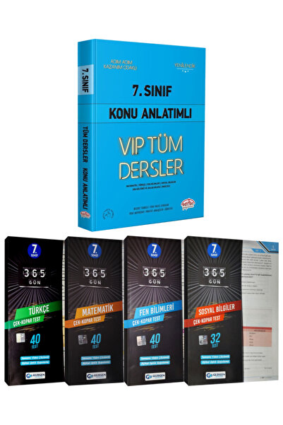 Editör Yayınevi Editör 7. Sınıf Tüm Dersler Konu Anlatımı+ Türkçe-Matematik-F...