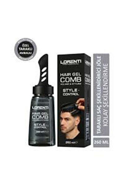 LORENTİ مشط جل الشعر الاحترافي من لورنتي لتكثيف وتصفيف الشعر