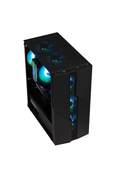 BitFenix C20 Black 600W White PSU 4x120mm FRGB Fan ATX Temperli Cam Siyah Gaming (Oyuncu) Kasa