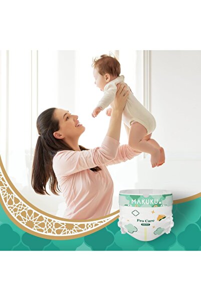 MAKUKU Pro Care Tape Diapers - Size 3 (6-11kg) | 4-6months | 50 Pieces