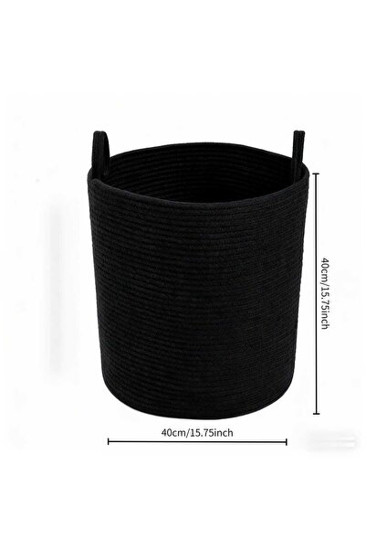 SHLM TEKSTİL 36x40 Çok Amaçlı Sepet, Çamaşır Sepeti, banyo sepeti,Oyuncak Sep...