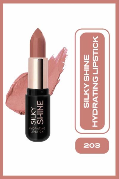 Golden Rose Silky Shine Hydrating Lipstick-203-Shiny Lipstick