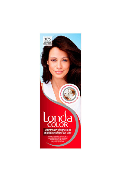 Londa Color, vopsea de par, nuanta saten mocha, nr 3/75