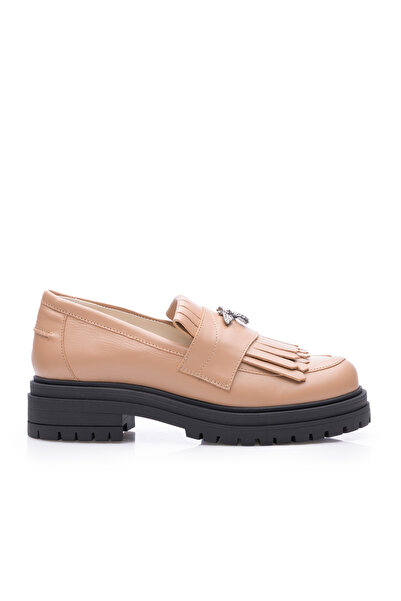UrbanShoes Pantofi casual damă din piele naturală, Leofex - 405 Cappuccino Box