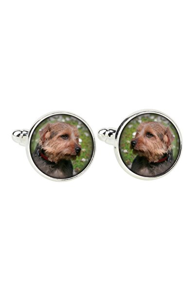 Art - Dog Norfolk Terrier - cufflinks, a shirt accessory, a shirt pendant fro...