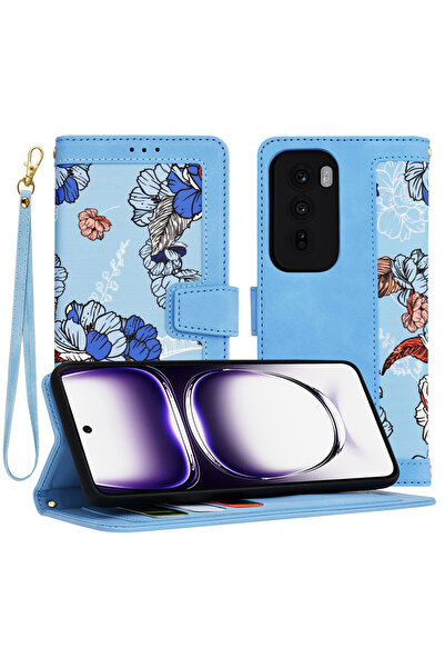 Techsuit Husa pentru Oppo Reno12, FlipCraft, protectie antisoc, bleu